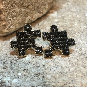 You like puzzles?  You'll like these Stud Earrings